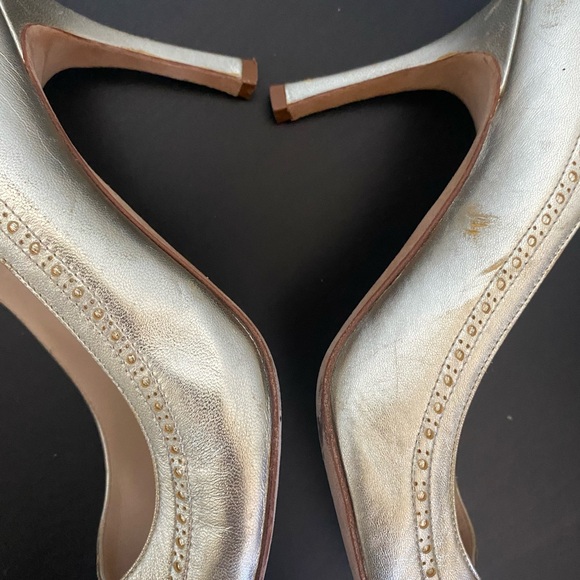 Manolo Blahnik Gold Heels - Picture 11 of 12